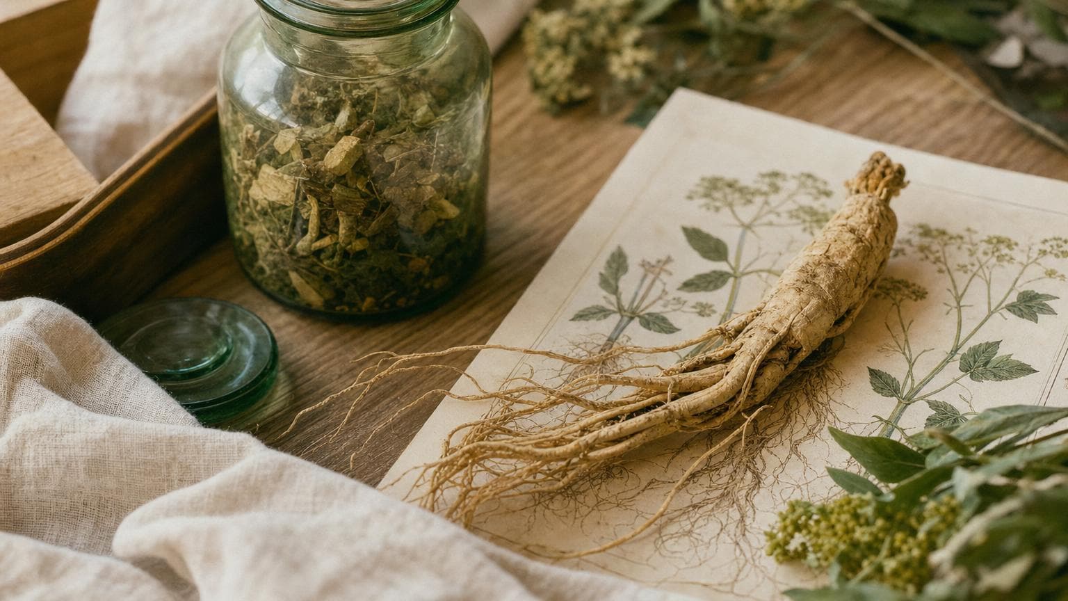Ginseng siberiano: del cosmonauta al deportista — uso histórico documentado