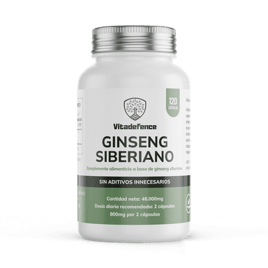 Ginseng Siberiano 120 cápsulas — Frontal
