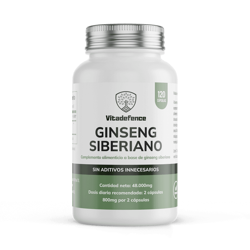 Ginseng Siberiano 120 cápsulas