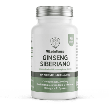 Ginseng Siberiano 60 cápsulas — Frontal