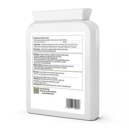 Montmorency 2-Pack | Pure Cherry Extract 1500mg – 180 Capsules (2 x 90) -  Vitadefence® - Vitadefence®
