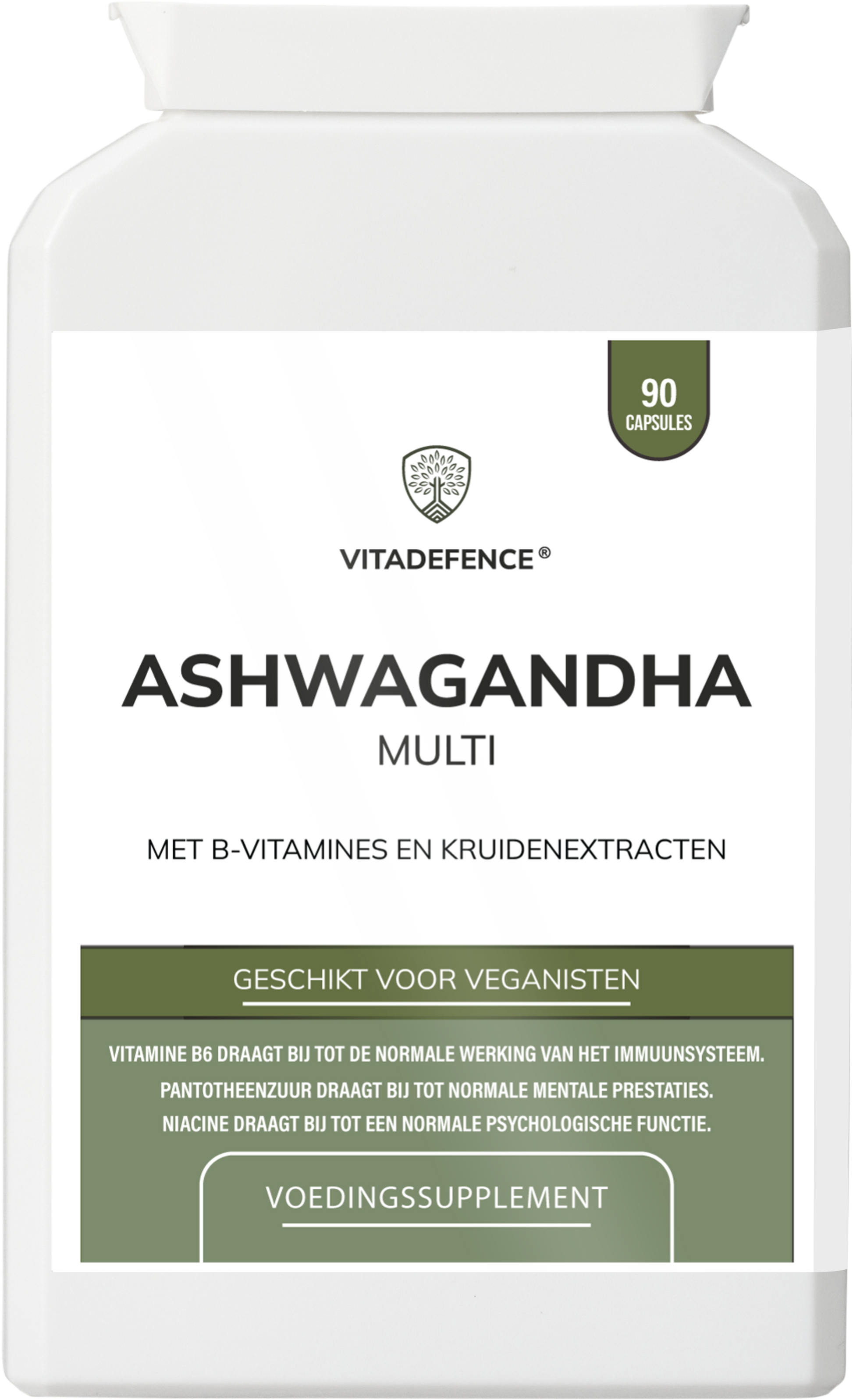 Ashwagandha Capsules  | With,Ginseng, Cordyceps & Vitamins – 90 Capsules -  Vitadefence® - Vitadefence®
