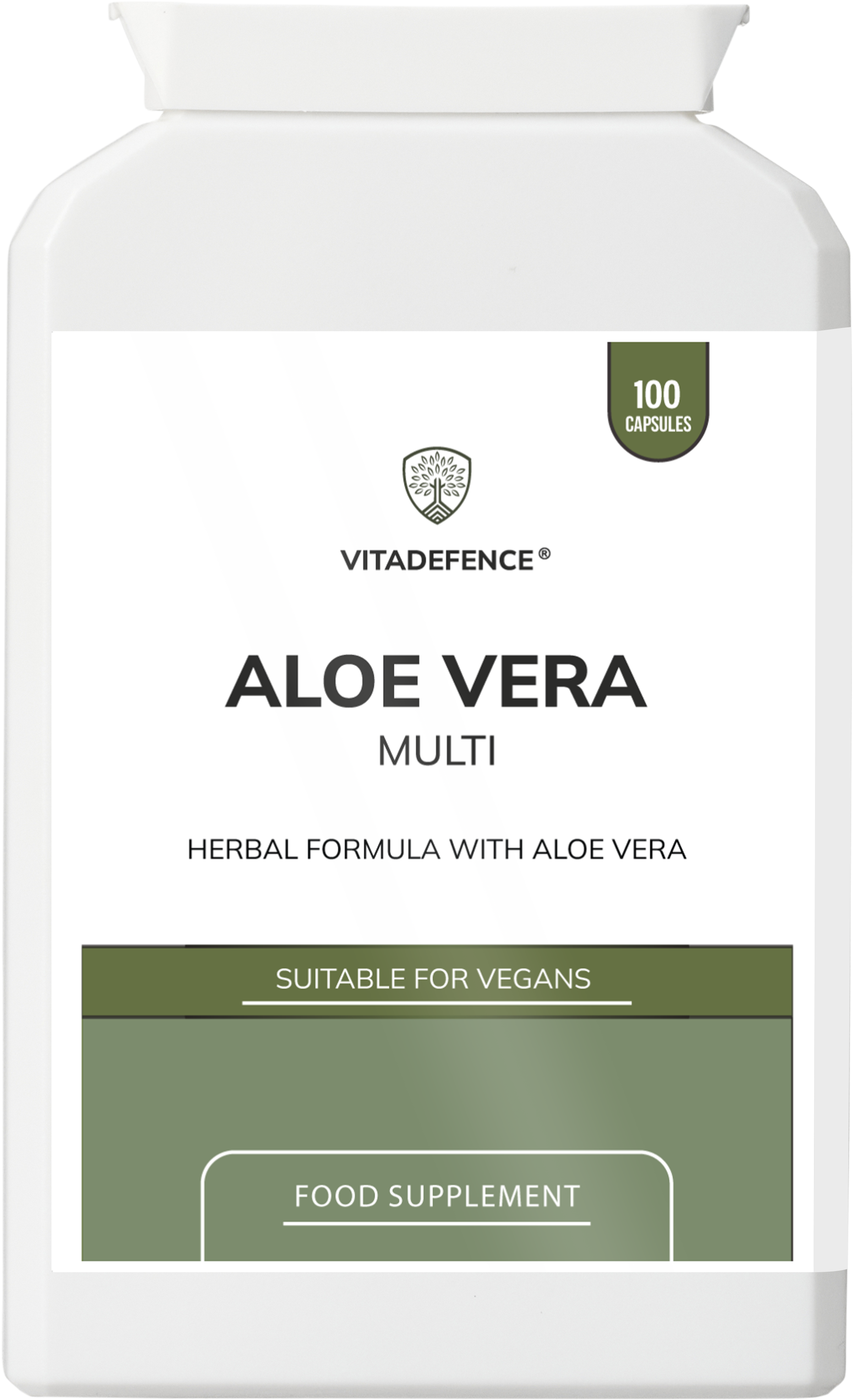 Aloe Vera Capsules | With Rhubarb, Fennel, Ginger & Botanicals – 100 Vegan Capsules -  Vitadefence® - Vitadefence®
