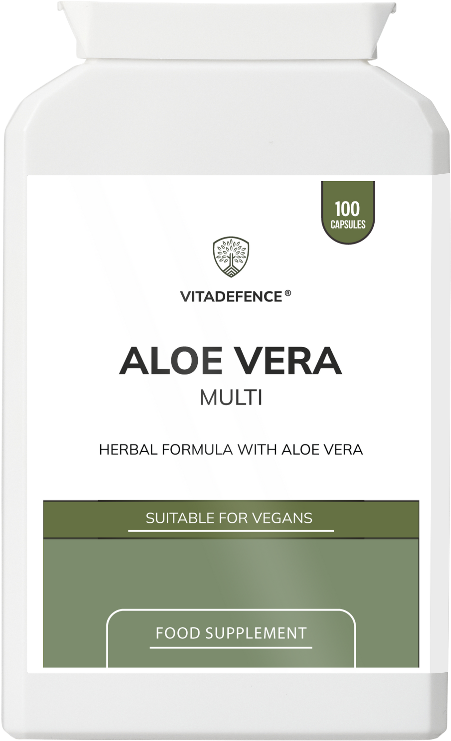 Aloe Vera Capsules | With Rhubarb, Fennel, Ginger & Botanicals – 100 Vegan Capsules -  Vitadefence® - Vitadefence®
