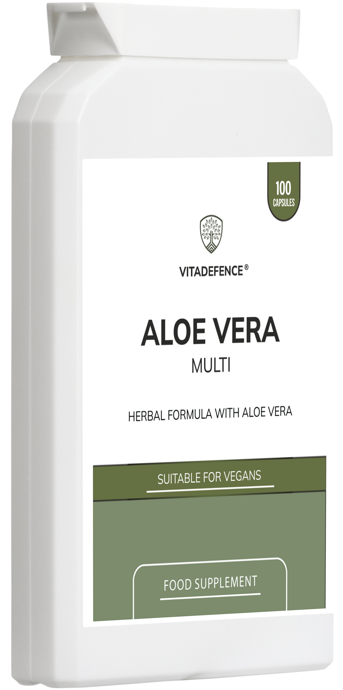 Aloe Vera Capsules | With Rhubarb, Fennel, Ginger & Botanicals – 100 Vegan Capsules -  Vitadefence® - Vitadefence®
