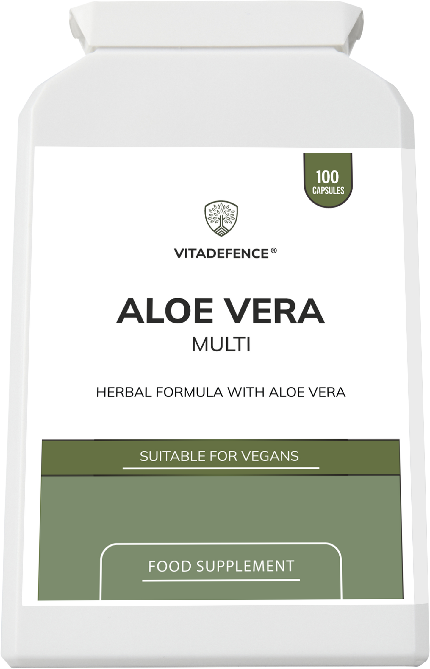 Aloe Vera Capsules | With Rhubarb, Fennel, Ginger & Botanicals – 100 Vegan Capsules -  Vitadefence® - Vitadefence®
