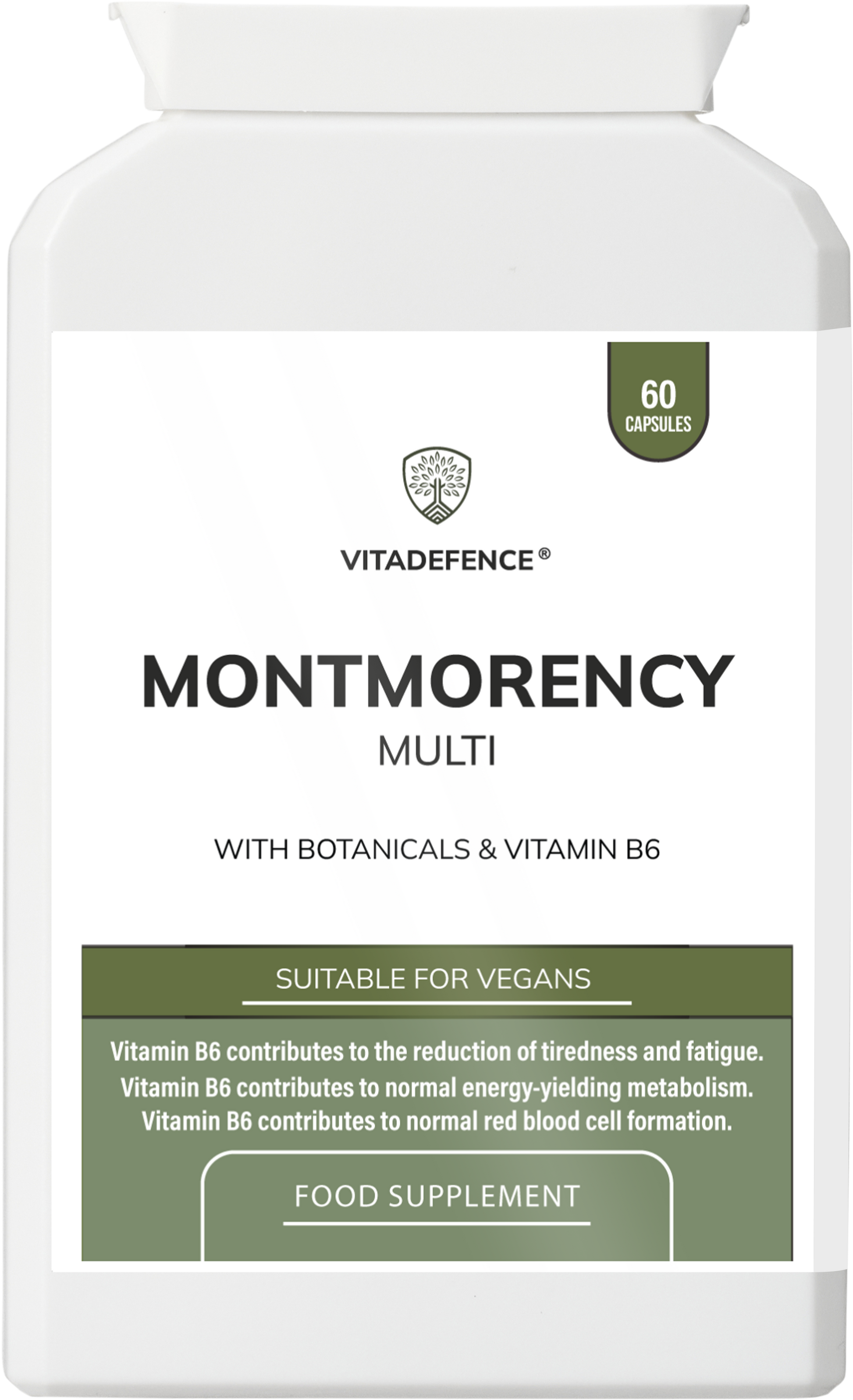 Montmorency Multi | With Vitamin B6, Beetroot & Tart Cherry – 60 Capsules -  Vitadefence® - Vitadefence®
