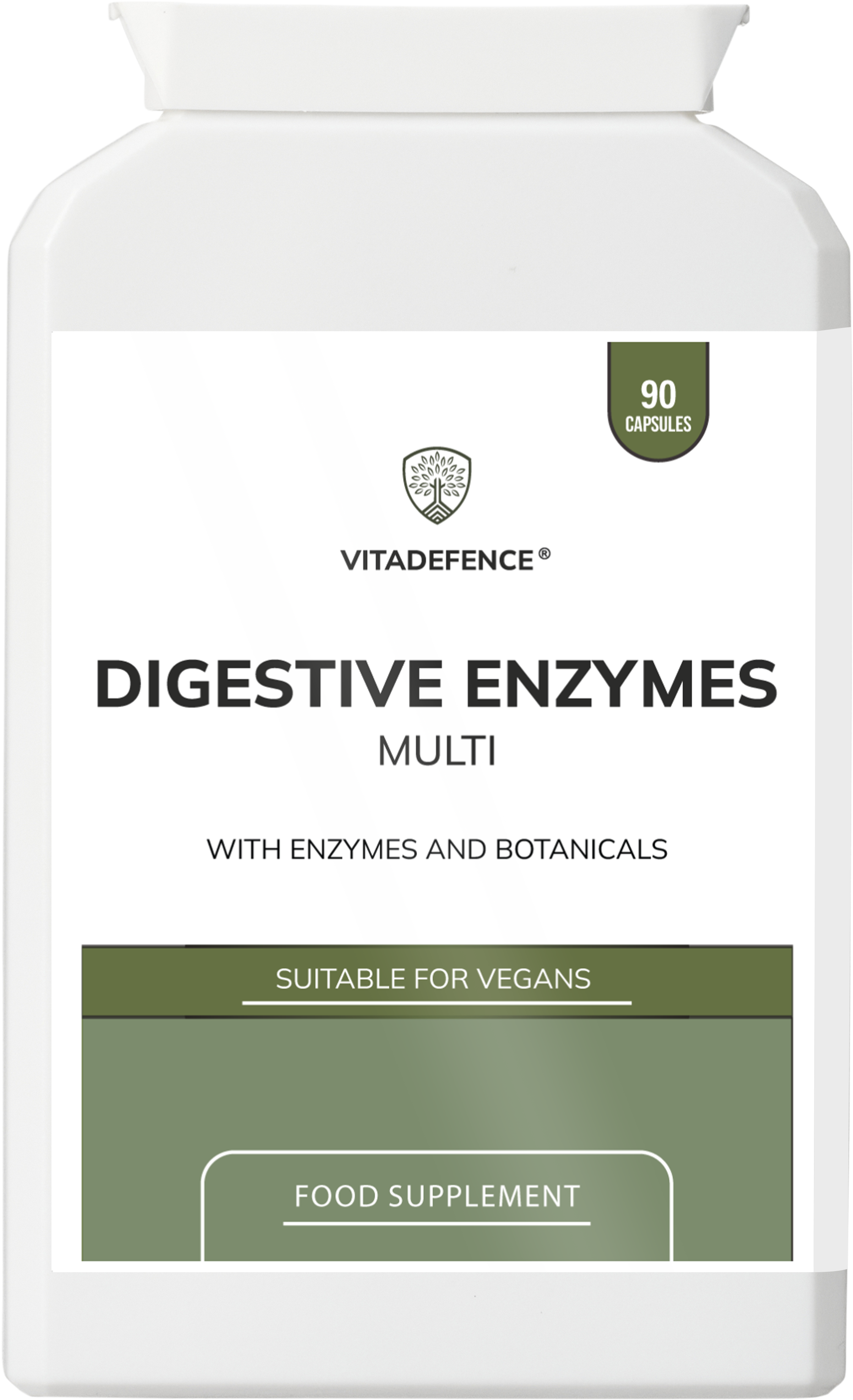 Digestive Enzyme Multi | With Turmeric, Apple Cider Vinegar & Enzyme Blend – 90 Capsules -  Vitadefence® - Vitadefence®
