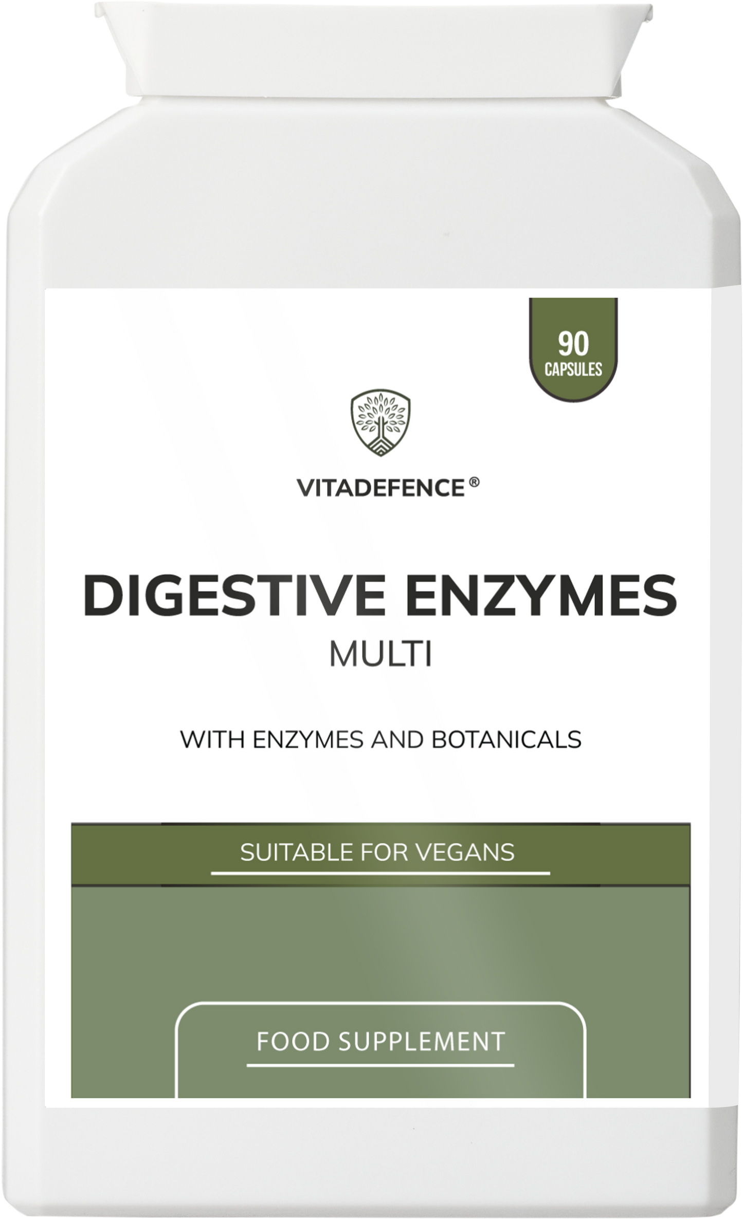 Digestive Enzyme Multi | With Turmeric, Apple Cider Vinegar & Enzyme Blend – 90 Capsules -  Vitadefence® - Vitadefence®
