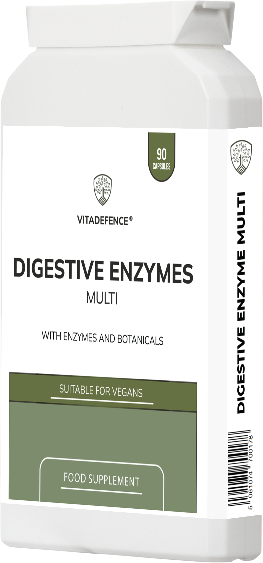 Digestive Enzyme Multi | With Turmeric, Apple Cider Vinegar & Enzyme Blend – 90 Capsules -  Vitadefence® - Vitadefence®
