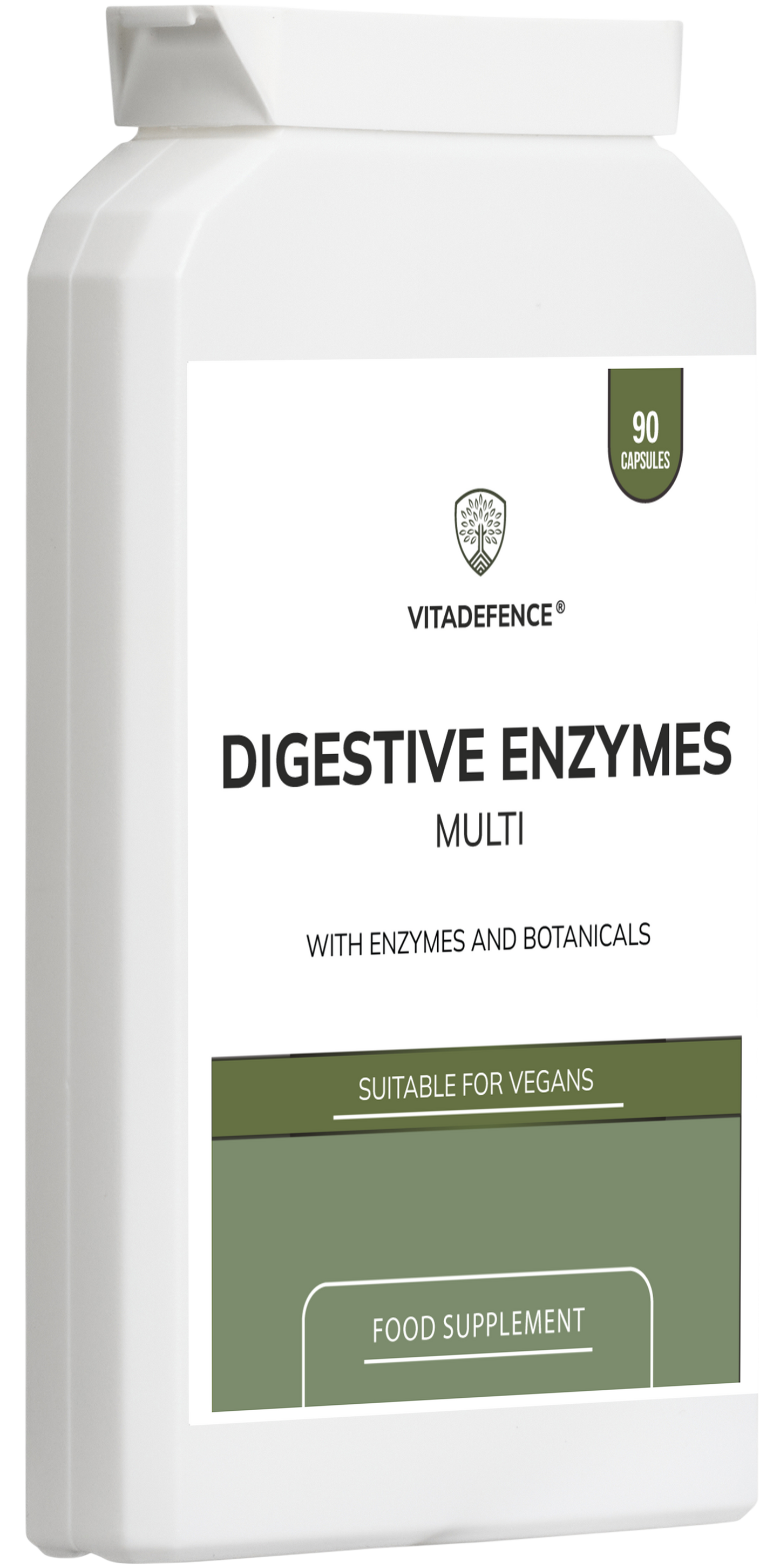 Digestive Enzyme Multi | With Turmeric, Apple Cider Vinegar & Enzyme Blend – 90 Capsules -  Vitadefence® - Vitadefence®
