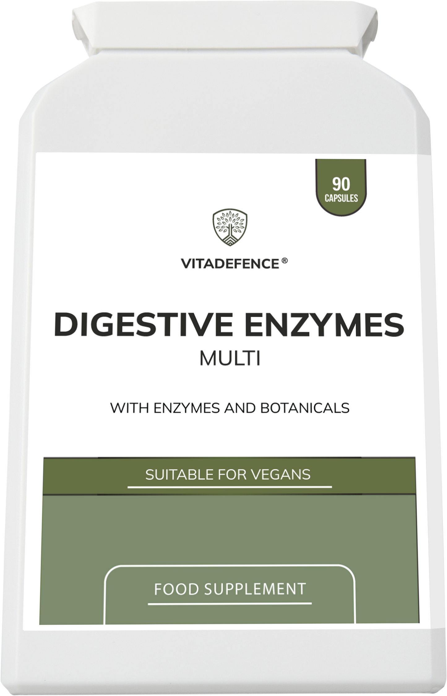 Digestive Enzyme Multi | With Turmeric, Apple Cider Vinegar & Enzyme Blend – 90 Capsules -  Vitadefence® - Vitadefence®
