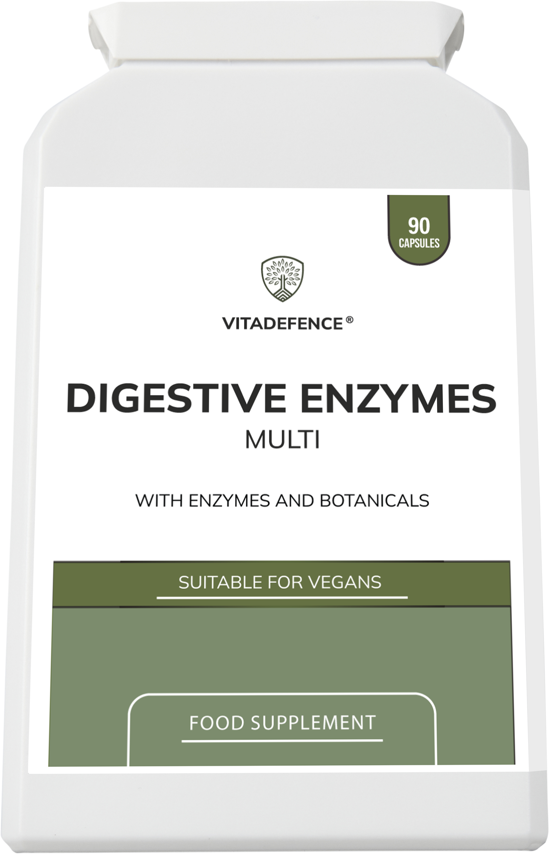 Digestive Enzyme Multi | With Turmeric, Apple Cider Vinegar & Enzyme Blend – 90 Capsules -  Vitadefence® - Vitadefence®
