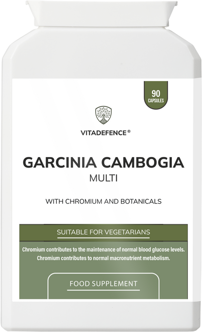 Garcinia Cambogia Multi | With Chromium & Green Coffee Bean – 90 Capsules -  Vitadefence® - Vitadefence®
