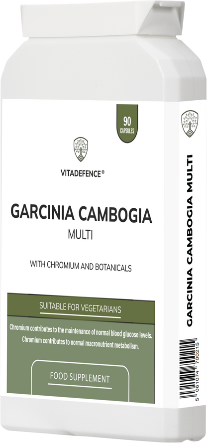Garcinia Cambogia Multi | With Chromium & Green Coffee Bean – 90 Capsules -  Vitadefence® - Vitadefence®
