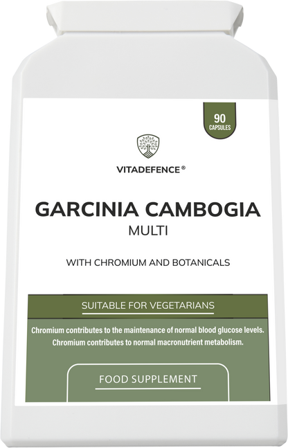 Garcinia Cambogia Multi | With Chromium & Green Coffee Bean – 90 Capsules -  Vitadefence® - Vitadefence®
