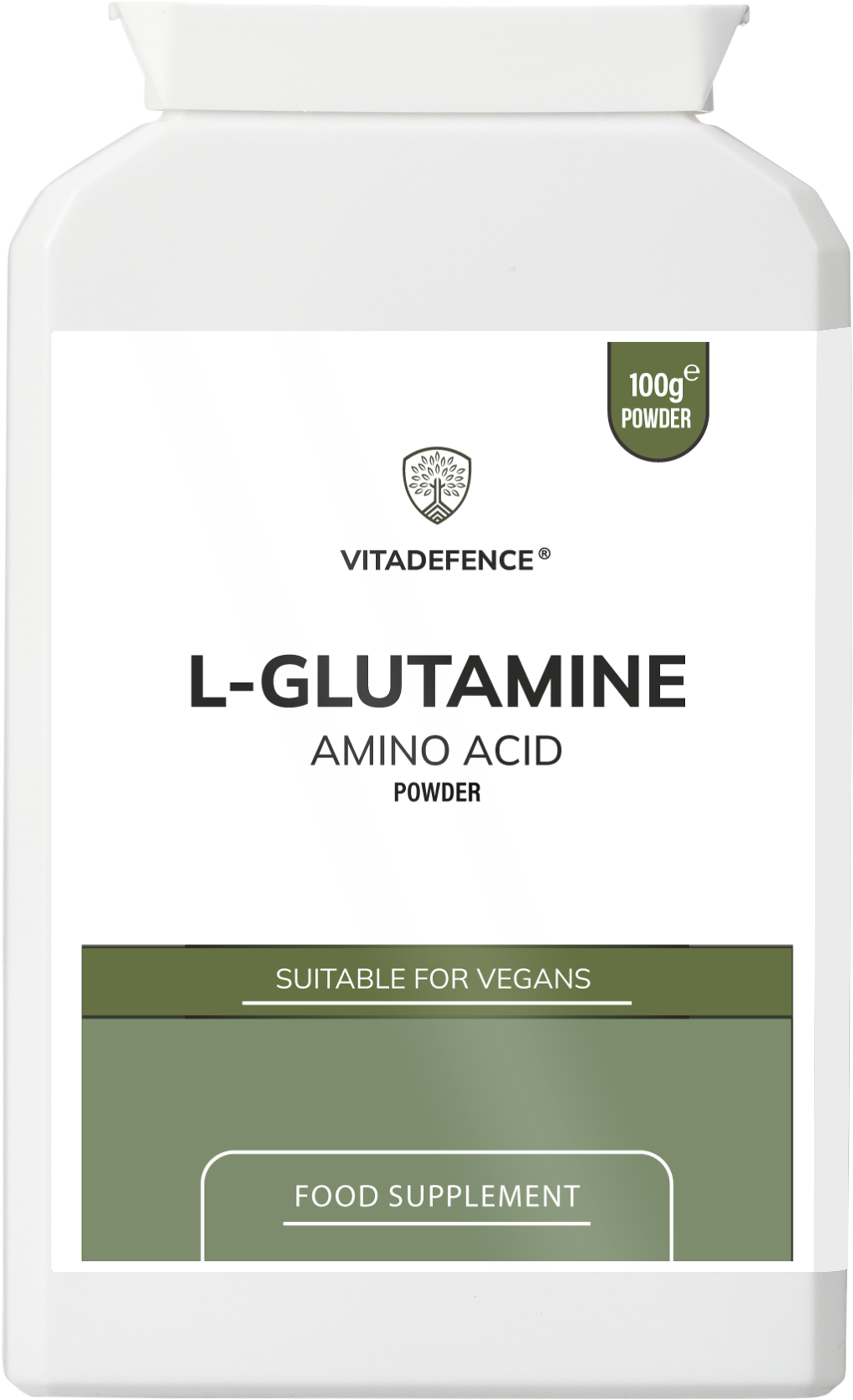 L-Glutamine Powder |  Vegan – 100 g -  Vitadefence® - Vitadefence®
