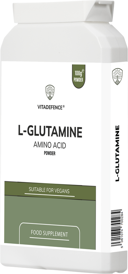 L-Glutamine Powder |  Vegan – 100 g -  Vitadefence® - Vitadefence®
