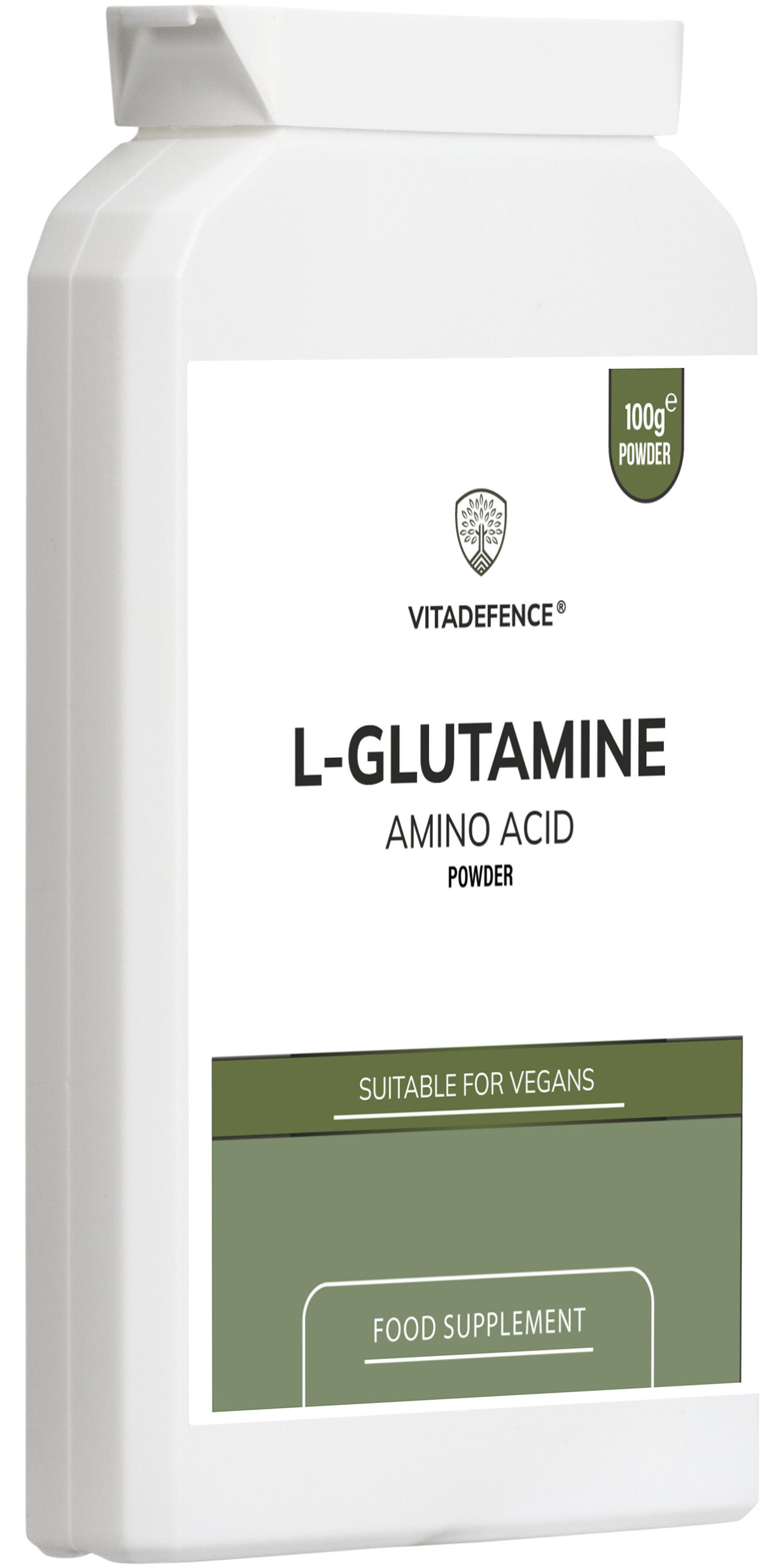L-Glutamine Powder |  Vegan – 100 g -  Vitadefence® - Vitadefence®
