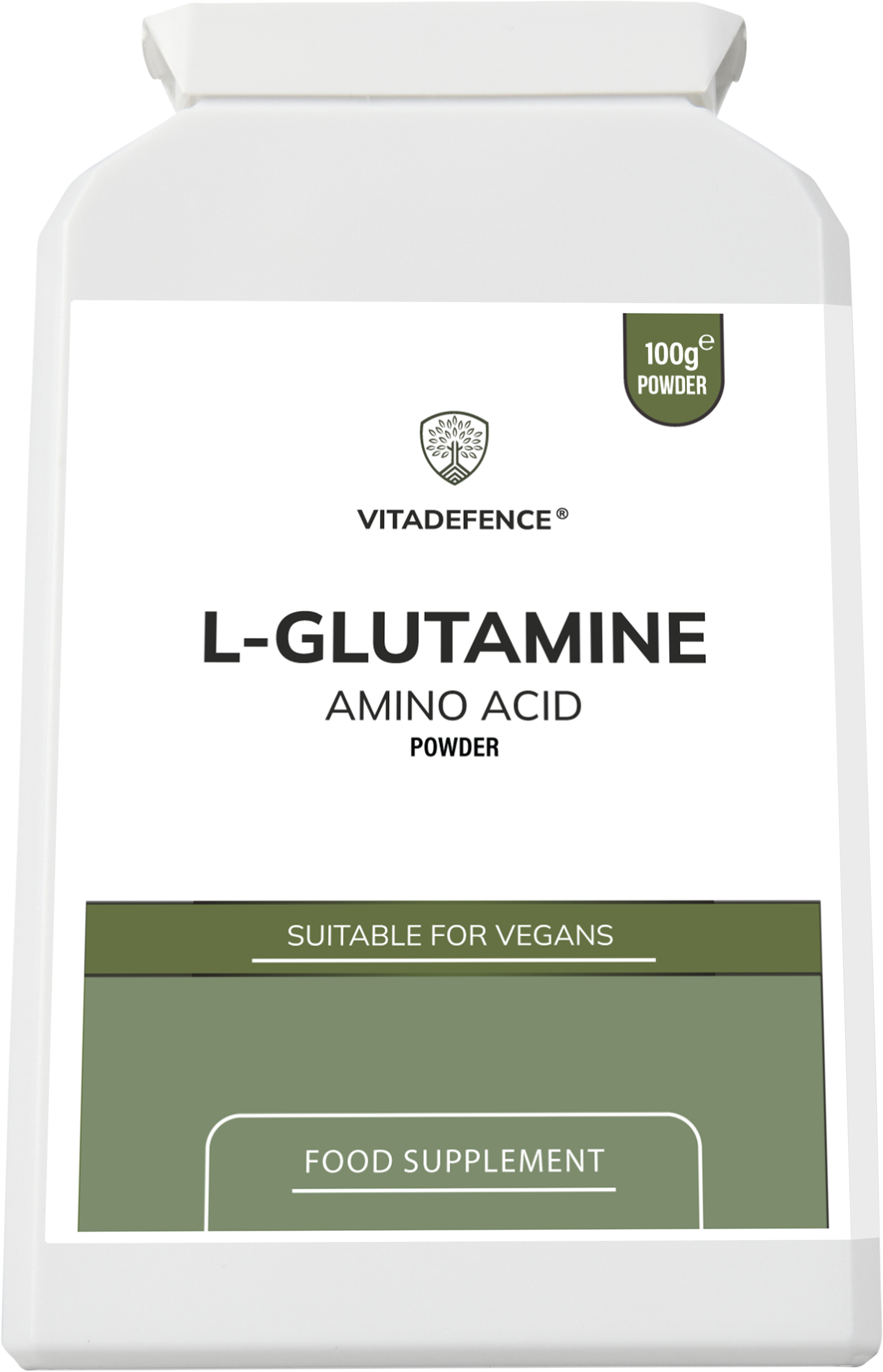 L-Glutamine Powder |  Vegan – 100 g -  Vitadefence® - Vitadefence®
