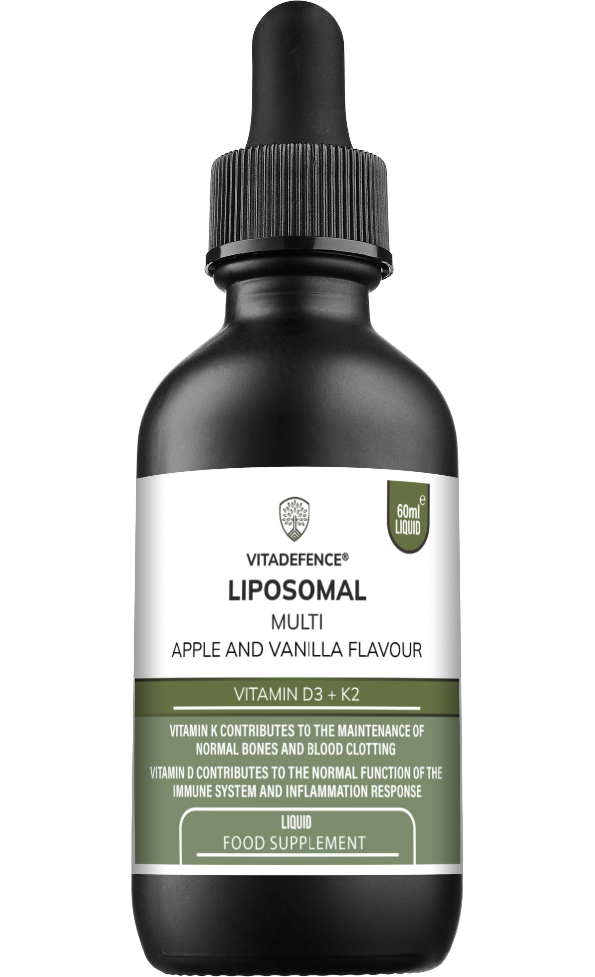 Liposomal Vitamin D3 & K2 – Apple & Vanilla Flavour -  Vitadefence® - Vitadefence®
