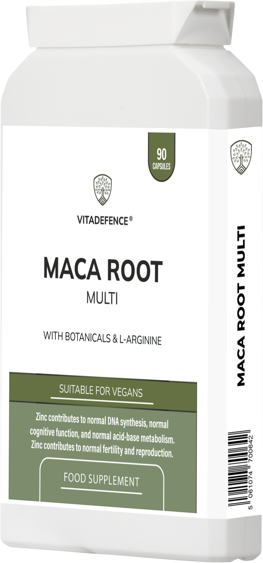 Maca Root Multi | With L-Arginine, Ginkgo Biloba & Zinc – 90 Vegan Capsules -  Vitadefence® - Vitadefence®
