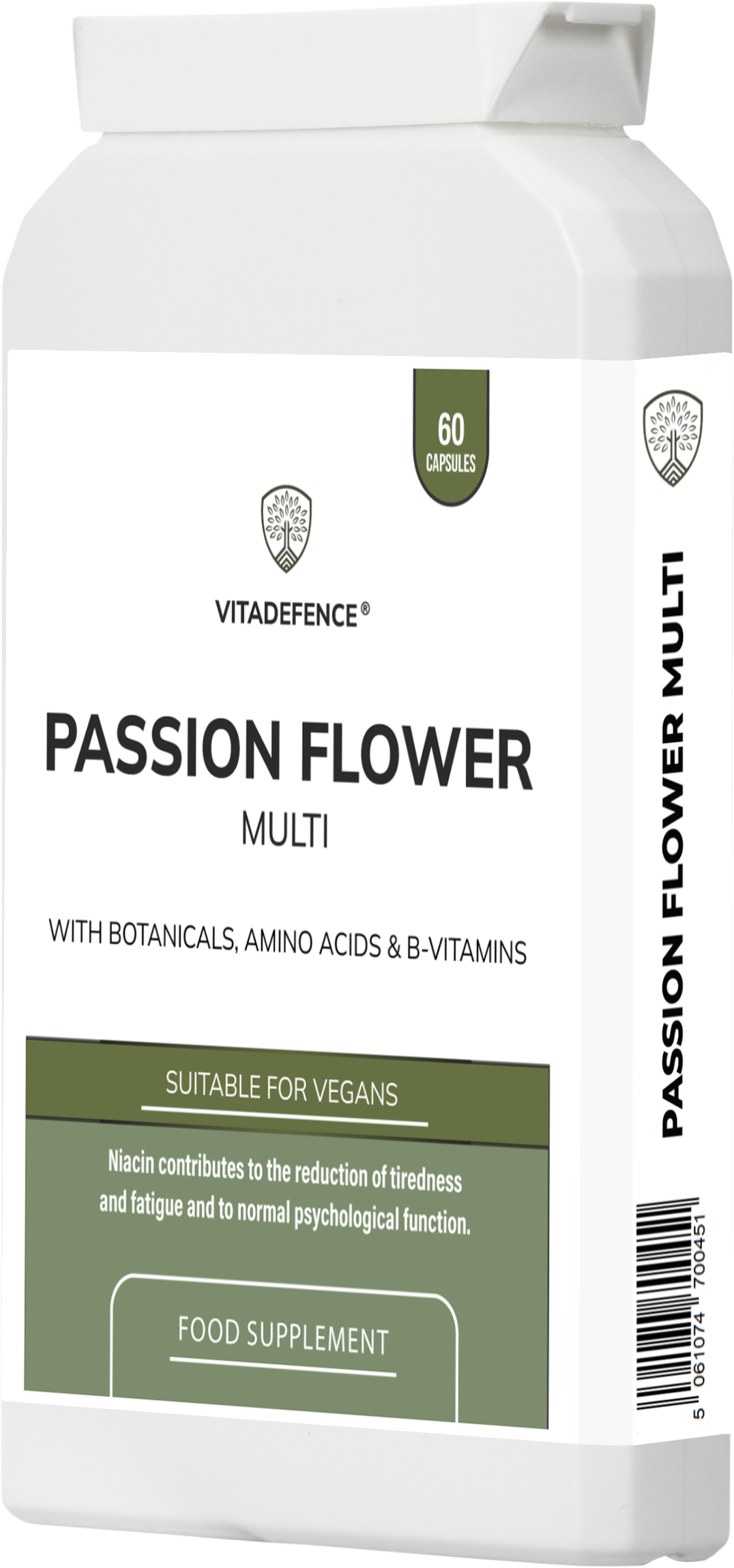 Passion Flower Multi | With Montmorency Cherry, Chamomile, Ashwagandha & Magnesium – 60 Capsule -  Vitadefence® - Vitadefence®
