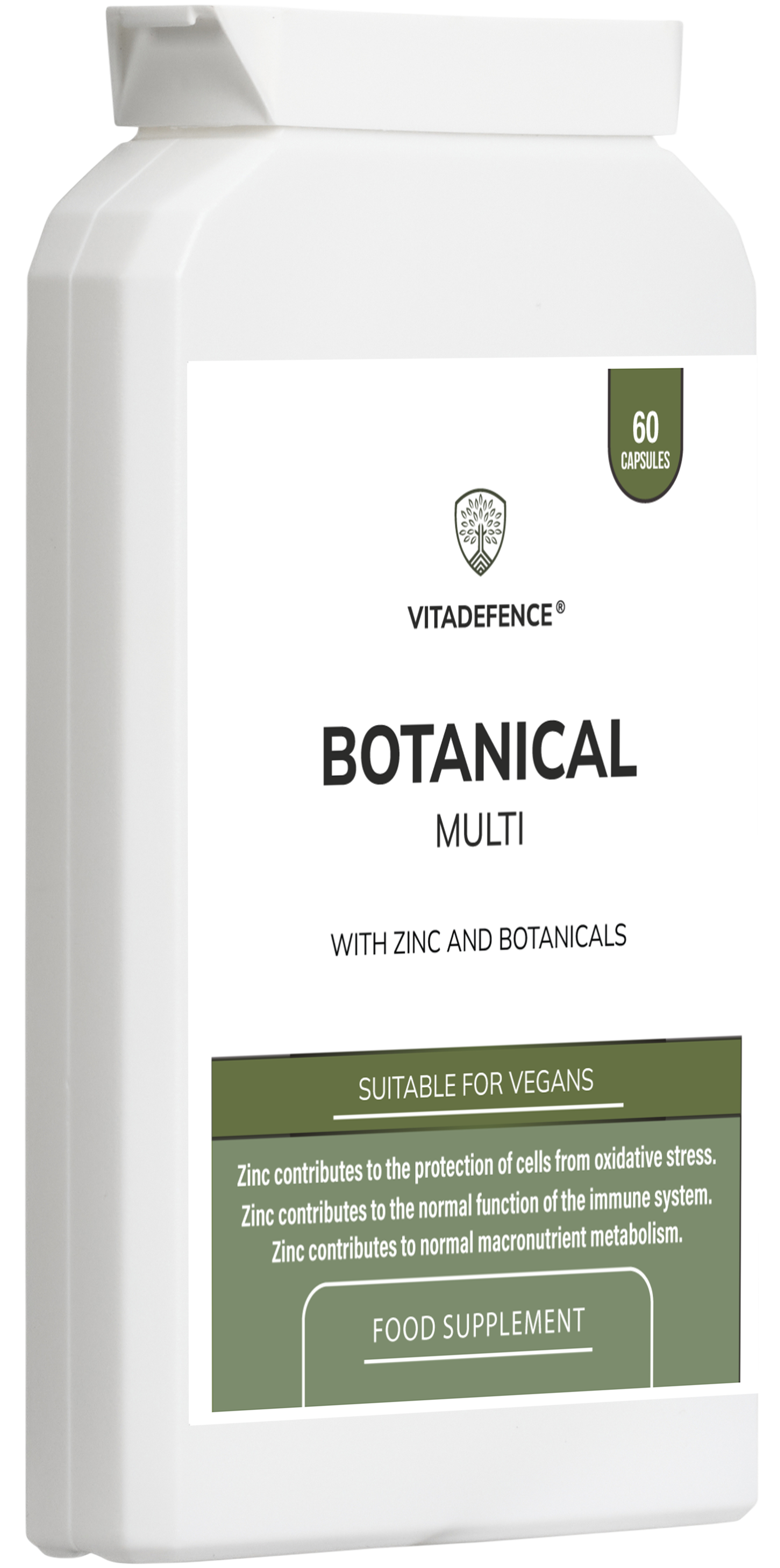 Botanical Multi | With Grapefruit Seed, Zinc & Minerals – 60 Capsules -  Vitadefence® - Vitadefence®
