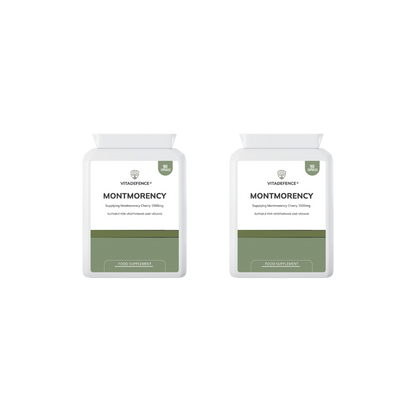 Montmorency 2-Pack | Pure Cherry Extract 1500mg – 180 Capsules (2 x 90) -  Vitadefence® - Vitadefence®
