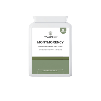 Montmorency | Pure Cherry Extract 1500mg – 90 Capsules -  Vitadefence® - Vitadefence®

