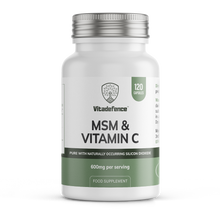MSM + Vitamin C | Vegan Capsules – 120 Count -  Vitadefence® - Vitadefence®
